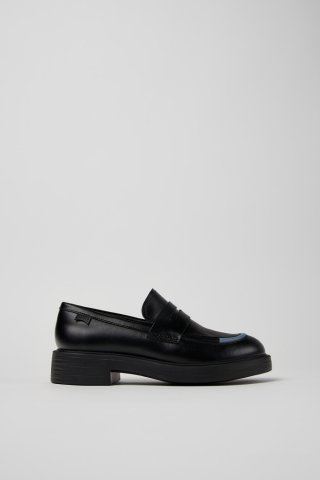 Neu Eingetroffen Camper Twins - Schwarzer Damenloafer aus Leder