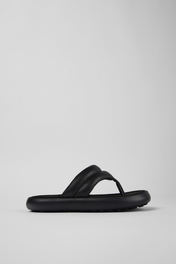 Neu Eingetroffen Camper Pelotas Flota - Schwarze Damenflipflops aus Leder Neu Eingetroffen Camper Pelotas Flota - Schwarze Damenflipflops aus Leder