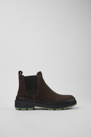 Neu Eingetroffen Camper Brutus Trek MICHELIN - Graue Damenstiefelette aus Nubukleder