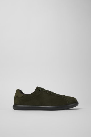 Neu Eingetroffen Camper Pelotas Soller - Grüner Herrensneaker aus Nubukleder Neu Eingetroffen Camper Pelotas Soller - Grüner Herrensneaker aus Nubukleder