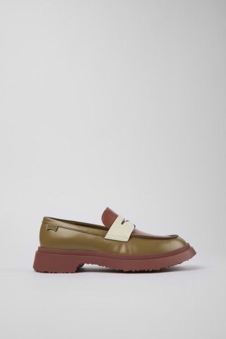 Neu Eingetroffen Camper Twins - Mehrfarbige Lederloafer für Damen