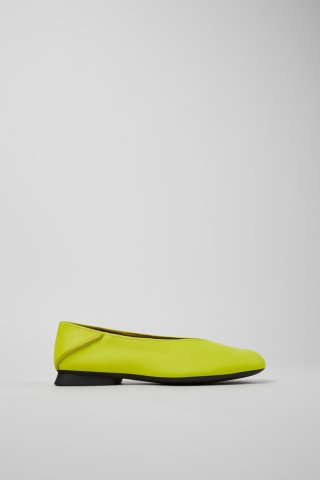 Neu Eingetroffen Camper Casi Myra - Gelbe Damenballerinas aus Leder