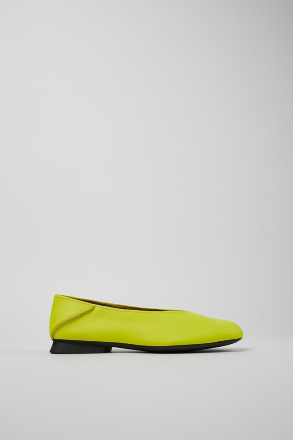 Neu Eingetroffen Camper Casi Myra - Gelbe Damenballerinas aus Leder Neu Eingetroffen Camper Casi Myra - Gelbe Damenballerinas aus Leder