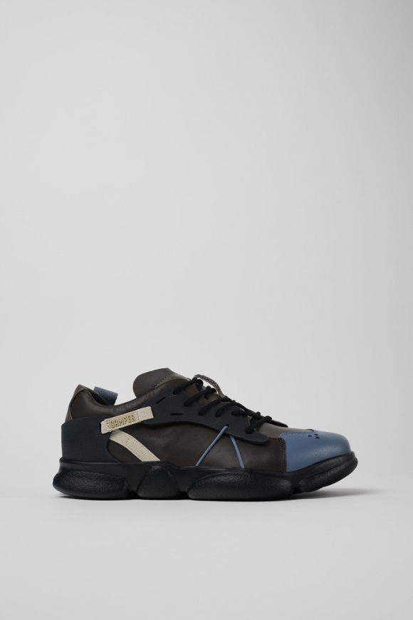 Neu Eingetroffen Camper Twins - Mehrfarbiger Herrensneaker aus Leder und Textil Neu Eingetroffen Camper Twins - Mehrfarbiger Herrensneaker aus Leder und Textil
