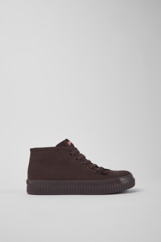 Neu Eingetroffen Camper Peu Roda - Weinrote Textilstiefel für Damen.