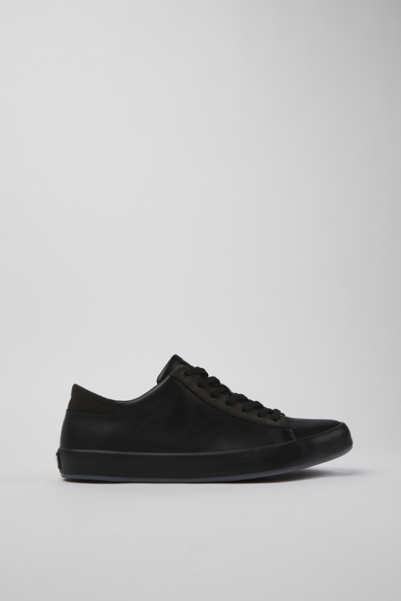 Neu Eingetroffen Camper Andratx - Schwarzer Herrensneaker aus Leder/Nubukleder Neu Eingetroffen Camper Andratx - Schwarzer Herrensneaker aus Leder/Nubukleder