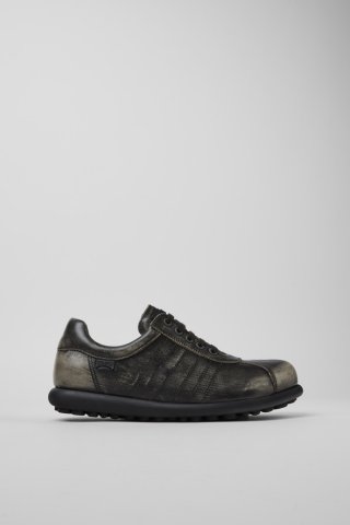 Neu Eingetroffen Camper Pelotas - Grauer Herrenschuh aus pflanzlich gegerbtem Leder.