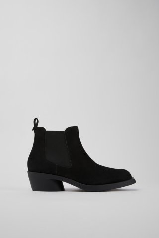 Neu Eingetroffen Camper Bonnie - Schwarze Damenstiefelette aus Nubukleder