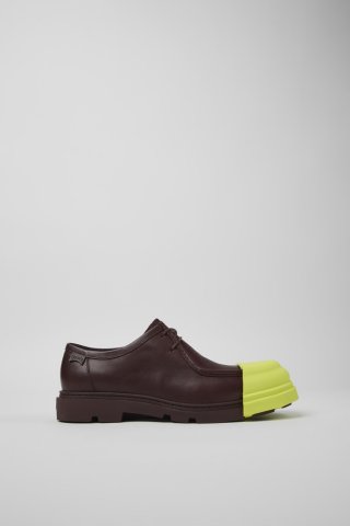 Neu Eingetroffen Camper Junction - Weinroter Damenschuh aus Leder