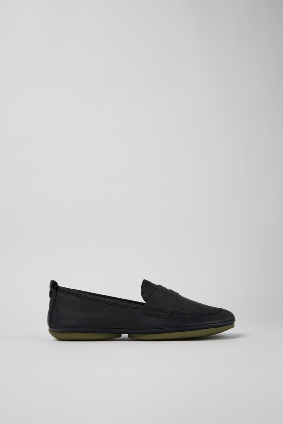 Neu Eingetroffen Camper Right - Schwarze Lederloafer für Damen Neu Eingetroffen Camper Right - Schwarze Lederloafer für Damen