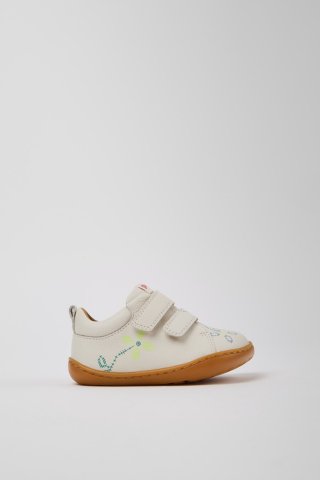 Neu Eingetroffen Camper Twins - Weiße Kindersneaker aus Leder.