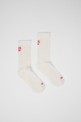 Neu Eingetroffen Camper Socks PYRATEX - Weiße mittellange Socken aus Seacell