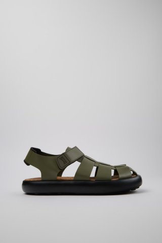 Neu Eingetroffen Camper Pelotas Flota - Grüne Herrensandalen aus Leder. Neu Eingetroffen Camper Pelotas Flota - Grüne Herrensandalen aus Leder.