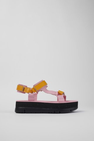 Neu Eingetroffen Camper Oruga Up - Mehrfarbige Ledersandalen für Damen
