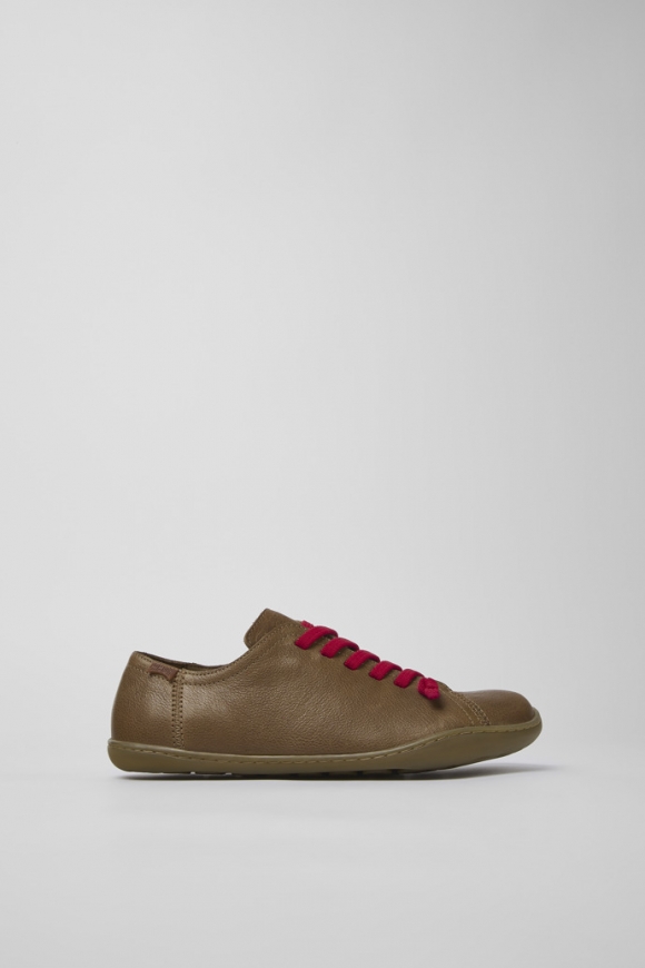 Neu Eingetroffen Camper Peu - Brauner Lederschuh für Damen