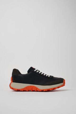 Neu Eingetroffen Camper Drift Trail VIBRAM - Schwarzer Herrensneaker aus Textil und Nubukleder