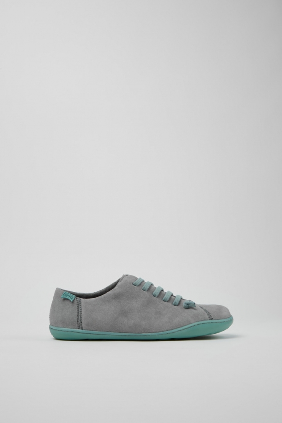 Neu Eingetroffen Camper Peu - Graue Damenschuhe aus Nubukleder.