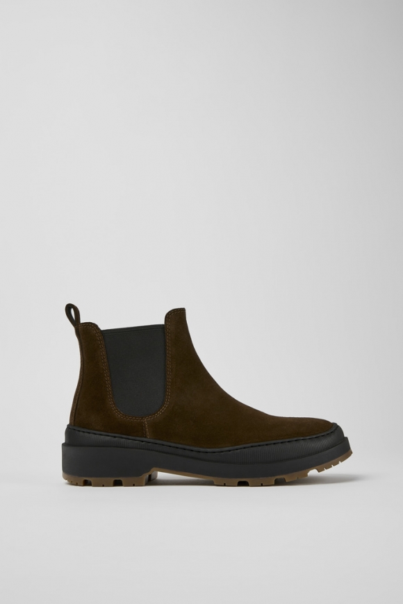 Neu Eingetroffen Camper Brutus Trek MICHELIN - Braune Damenstiefelette aus Nubukleder Neu Eingetroffen Camper Brutus Trek MICHELIN - Braune Damenstiefelette aus Nubukleder