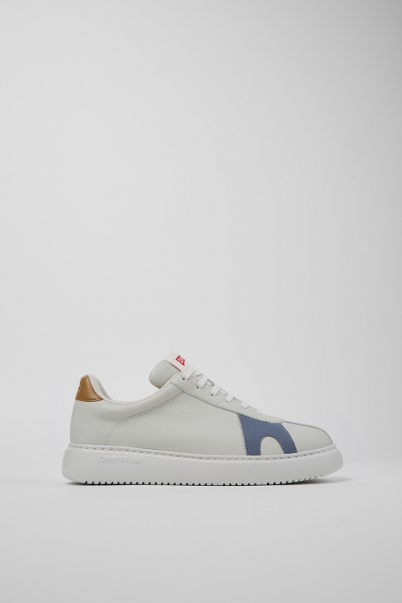 Neu Eingetroffen Camper Twins - Weiße Ledersneaker für Damen Neu Eingetroffen Camper Twins - Weiße Ledersneaker für Damen