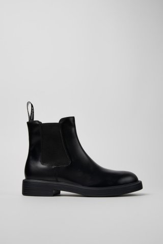 Neu Eingetroffen Camper Dean - Schwarze Herrenstiefelette aus Leder.