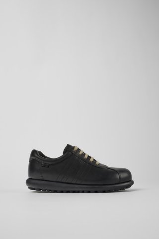 Neu Eingetroffen Camper Pelotas - Schwarzer Damenschuh aus pflanzlich gegerbtem Leder.