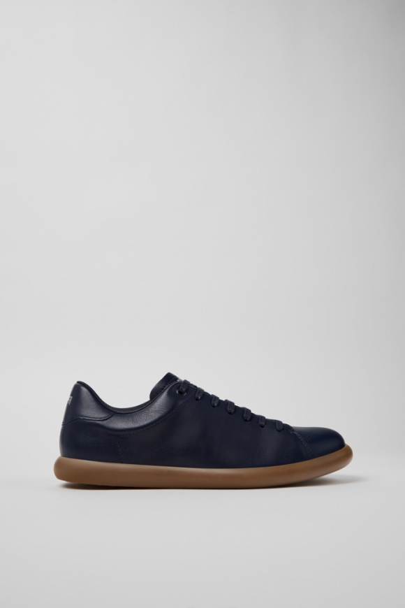 Neu Eingetroffen Camper Pelotas Soller - Blauer Herrensneaker aus Leder.