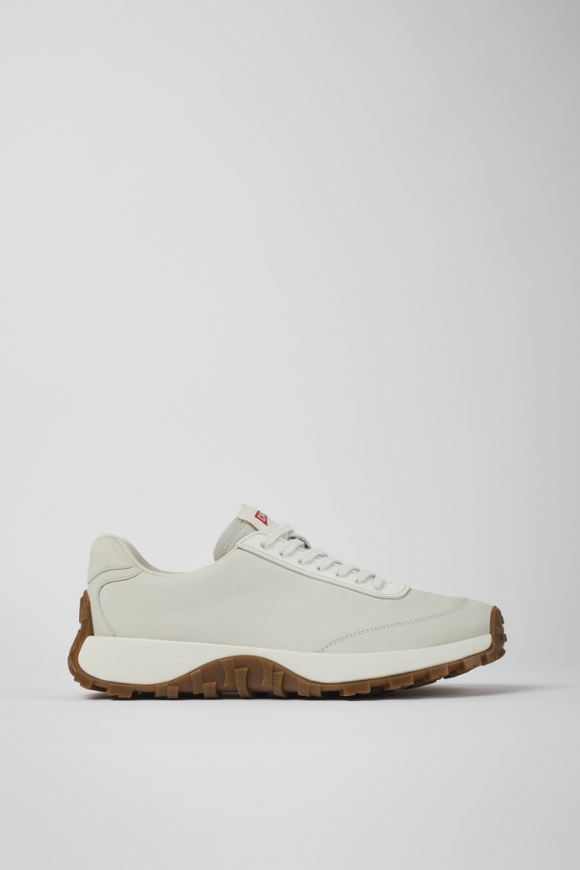 Neu Eingetroffen Camper Drift Trail - Weißer Herrensneaker aus Leder.