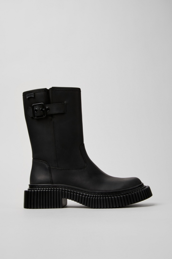 Neu Eingetroffen Camper Pix Berlin - Schwarze Stiefeletten aus Nubukleder für Damen.