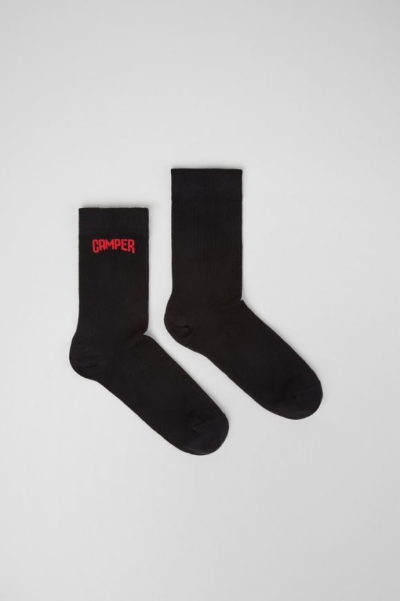 Neu Eingetroffen Camper Socks - Schwarze kurze Basic-Socken Neu Eingetroffen Camper Socks - Schwarze kurze Basic-Socken