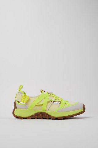 Neu Eingetroffen Camper Drift Trail VIBRAM - Mehrfarbiger Herrensneaker aus Recycling-PET und Nubukleder.