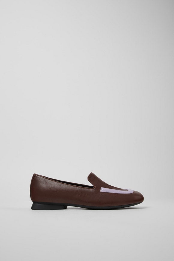 Neu Eingetroffen Camper Twins - Braune Damenballerinas aus Leder