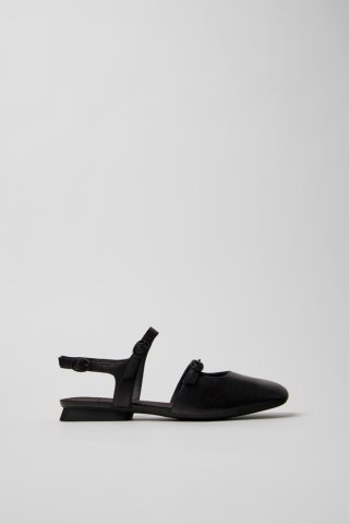 Neu Eingetroffen Camper Casi Myra - Schwarzer Halboffener Lederschuh für Damen. Neu Eingetroffen Camper Casi Myra - Schwarzer Halboffener Lederschuh für Damen.