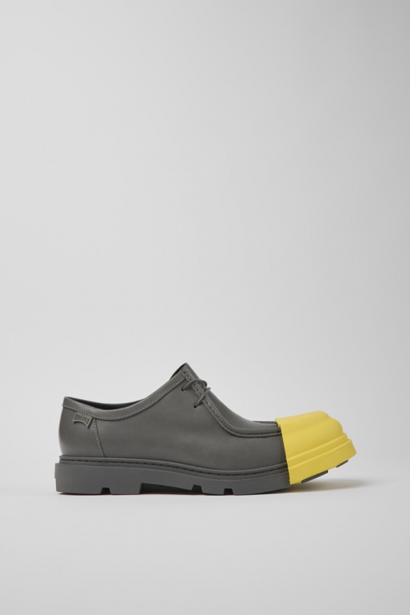 Neu Eingetroffen Camper Junction - Grauer Herrenschuh aus verantwortungsvollem Leder Neu Eingetroffen Camper Junction - Grauer Herrenschuh aus verantwortungsvollem Leder