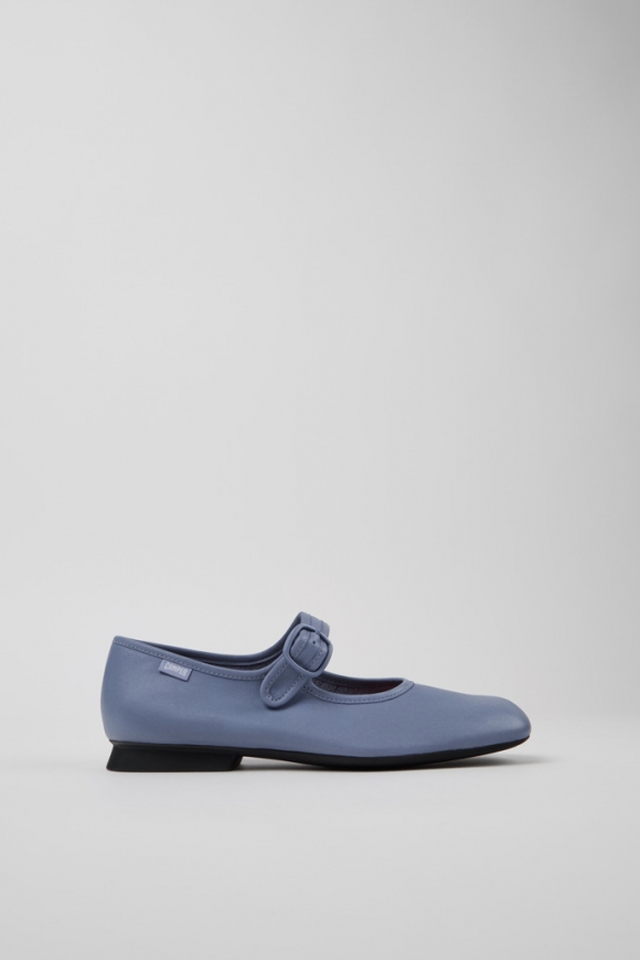 Neu Eingetroffen Camper Casi Myra - Blauer Lederschuh für Damen. Neu Eingetroffen Camper Casi Myra - Blauer Lederschuh für Damen.