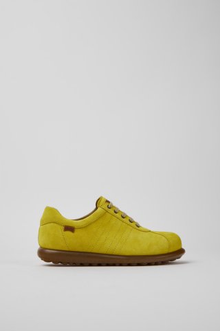 Neu Eingetroffen Camper Pelotas - Gelber Damensneaker aus Nubukleder Neu Eingetroffen Camper Pelotas - Gelber Damensneaker aus Nubukleder