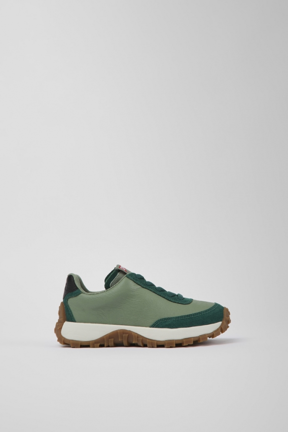 Neu Eingetroffen Camper Drift Trail - Grüner Kindersneaker aus Leder und Nubukleder Neu Eingetroffen Camper Drift Trail - Grüner Kindersneaker aus Leder und Nubukleder