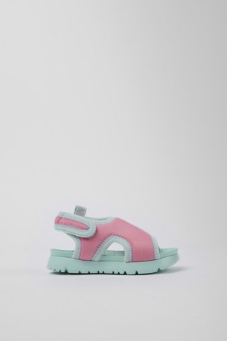 Neu Eingetroffen Camper Oruga - Rosafarbene Textilsandalen