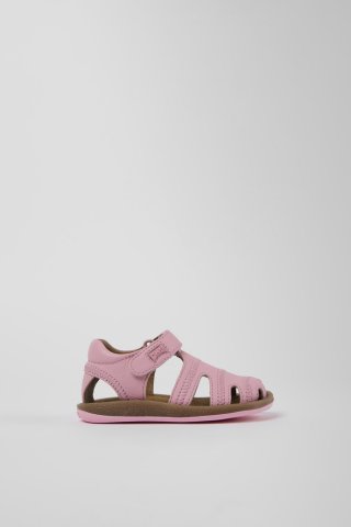 Neu Eingetroffen Camper Bicho - Rosafarbene Ledersandalen
