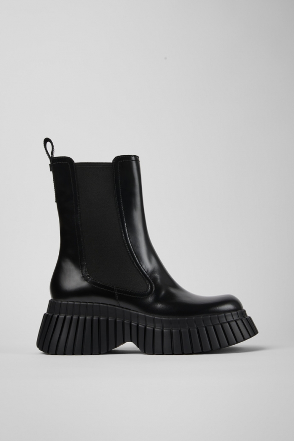 Neu Eingetroffen Camper BCN - Schwarzer Chelseastiefel für Damen aus Leder Neu Eingetroffen Camper BCN - Schwarzer Chelseastiefel für Damen aus Leder