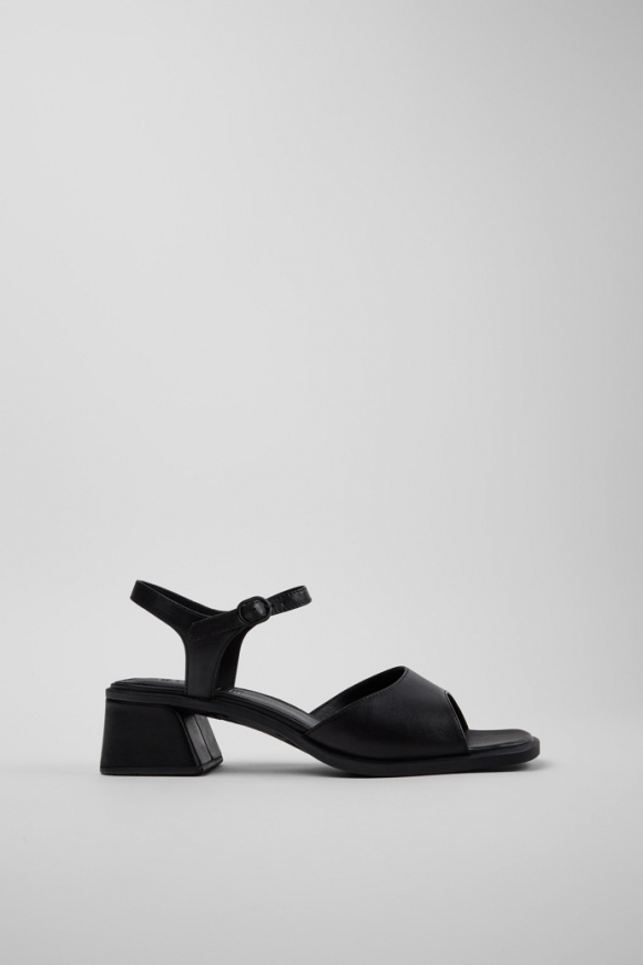 Neu Eingetroffen Camper Kora Sandal - Schwarze Ledersandale für Damen. Neu Eingetroffen Camper Kora Sandal - Schwarze Ledersandale für Damen.