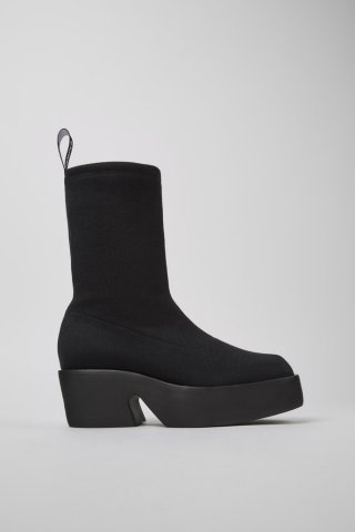 Neu Eingetroffen Camper Billie TENCEL® - Schwarzer Damenstiefel aus Textil