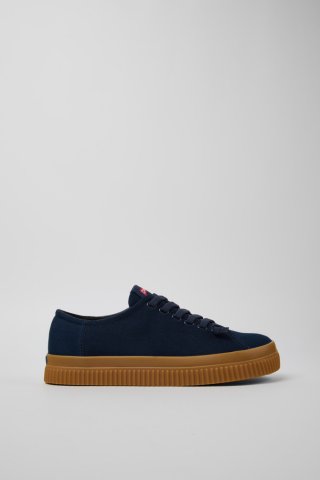 Neu Eingetroffen Camper Peu Roda - Blauer Herrensneaker aus TENCEL™ Lyocell.