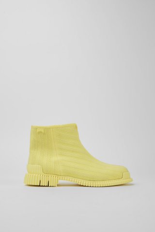Neu Eingetroffen Camper Pix TENCEL® - Gelbe Damenstiefelette aus TENCEL™-Lyocell Neu Eingetroffen Camper Pix TENCEL® - Gelbe Damenstiefelette aus TENCEL™-Lyocell