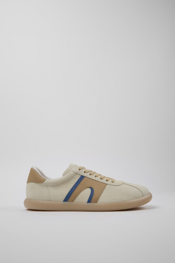 Neu Eingetroffen Camper Pelotas Soller - Mehrfarbiger Herrensneaker aus Nubukleder und Leder. Neu Eingetroffen Camper Pelotas Soller - Mehrfarbiger Herrensneaker aus Nubukleder und Leder.