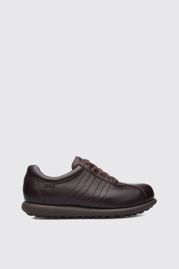 Neu Eingetroffen Camper Pelotas - Dunkelbrauner Lederschuh für Damen Neu Eingetroffen Camper Pelotas - Dunkelbrauner Lederschuh für Damen