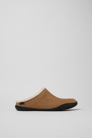 Neu Eingetroffen Camper Peu - Braune Damenclogs aus Nubukleder Neu Eingetroffen Camper Peu - Braune Damenclogs aus Nubukleder