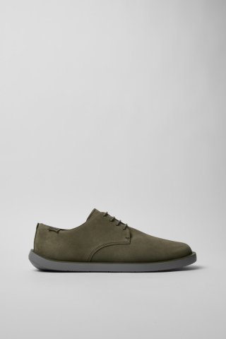Neu Eingetroffen Camper Wagon - Grüner Herrenschuh aus Nubukleder.