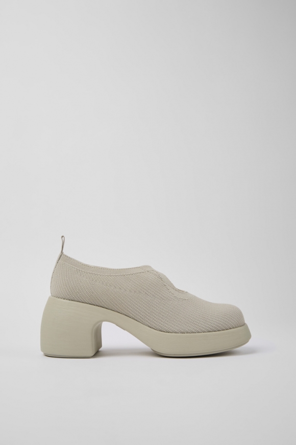 Neu Eingetroffen Camper Thelma - Grauer Damenstrickschuh aus einem Stück Neu Eingetroffen Camper Thelma - Grauer Damenstrickschuh aus einem Stück