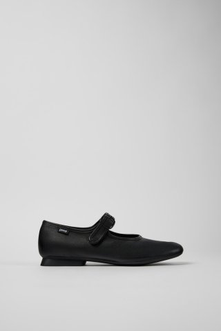 Neu Eingetroffen Camper Casi Myra - Schwarzer Lederschuh für Damen.