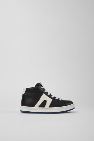 Neu Eingetroffen Camper Runner - Schwarzweißer Kindersneaker aus Leder
